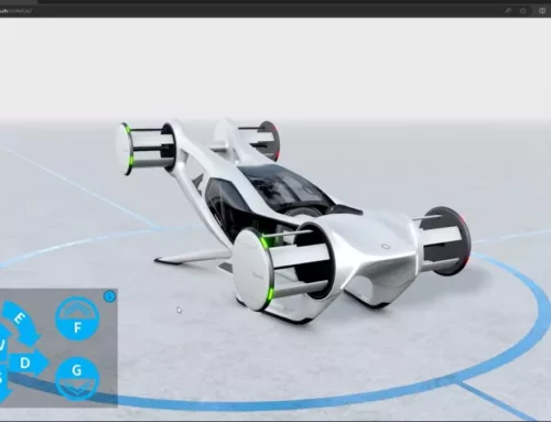 Air Car – Concept Vehicle with Interactive Fly Simulator