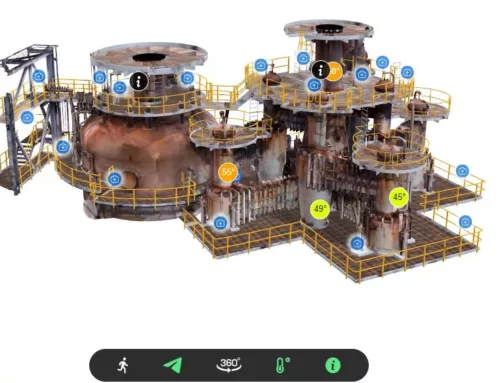 Smart Viewer: Integrating Point Cloud and Sensor Data for Real-Time Oil Refinery Monitoring