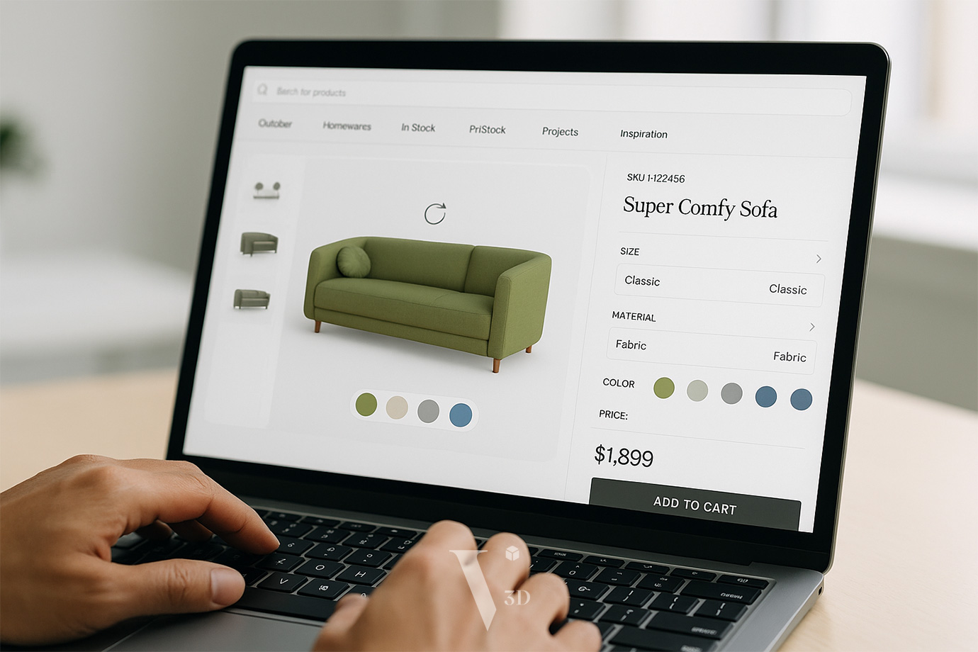 3D Product Configurator Ecommerce